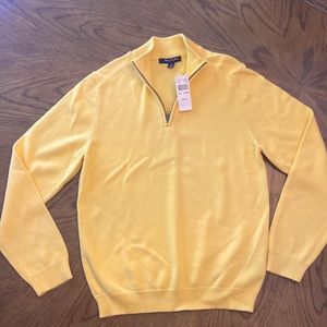 Boy’s Brooks Brothers 1/4 Zip Sweater - Large